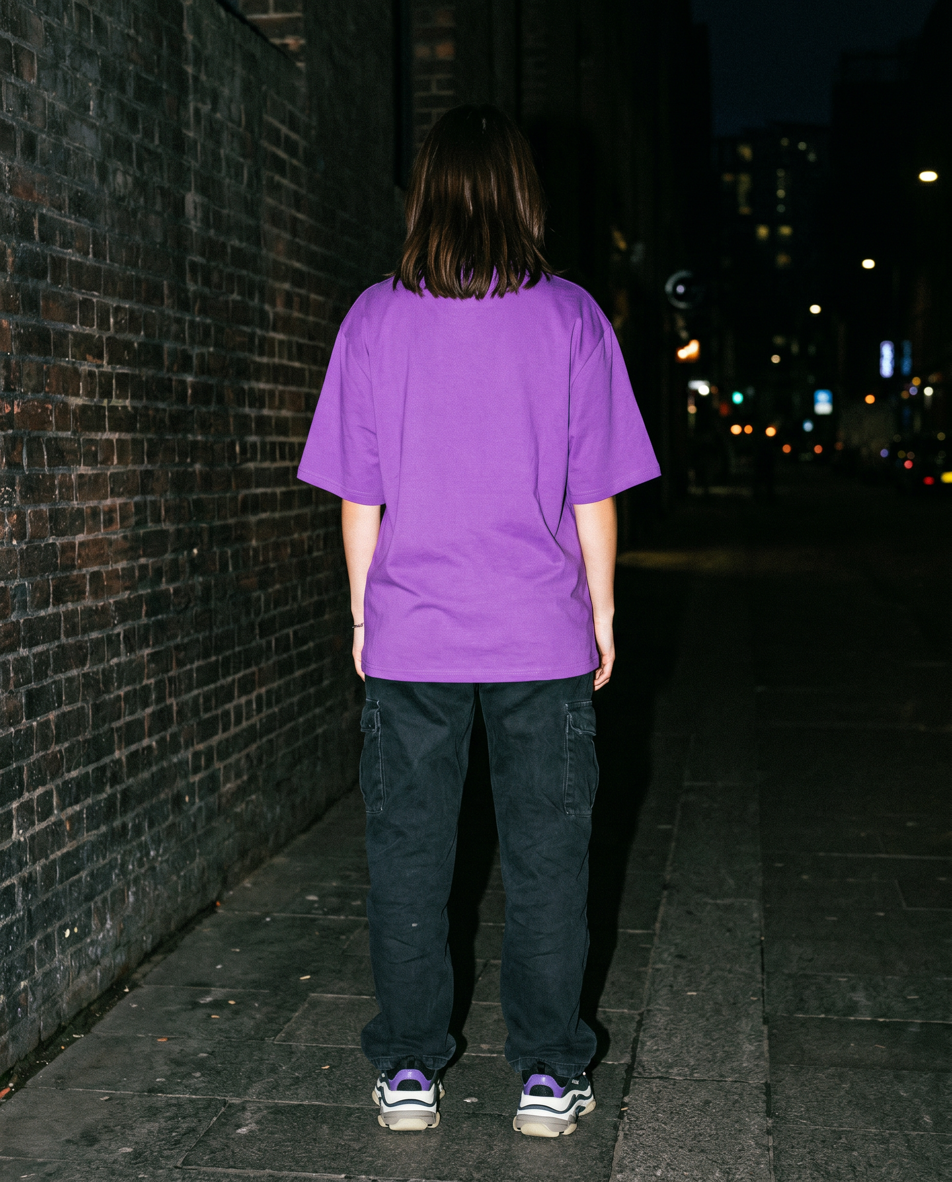 The Vinyl | Records Tee (Purple) — Women's