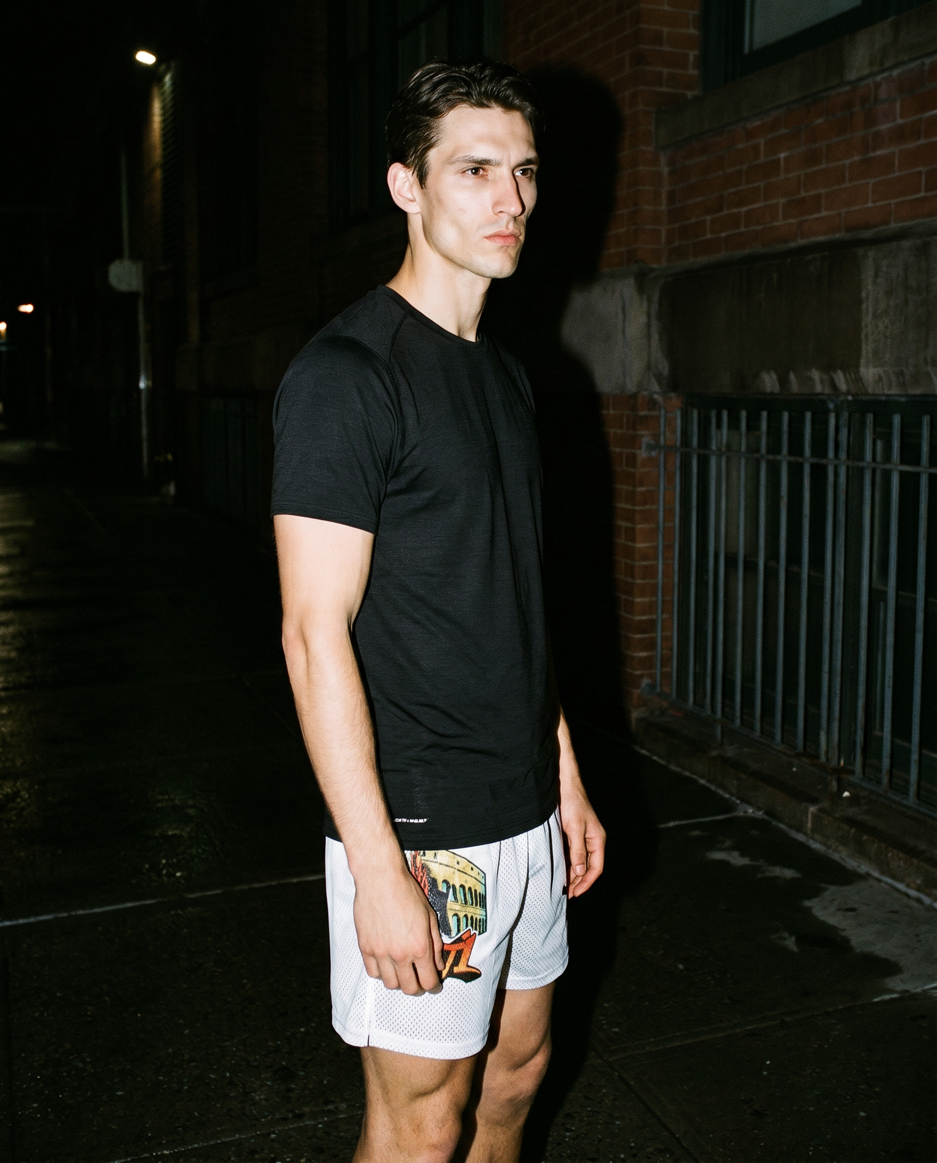 The Baller | Mesh Short (White) — Men's