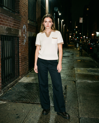 The Sandbar | Waffle Knit Polo — Women's