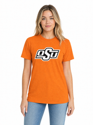Oklahoma State Cowboys Women's | Orange "OSU Block" Tee