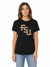 Florida State Seminoles Women's | Black "FSU Gold" Tee