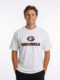 UGA Bulldogs Men's | “Georgia Mark Heavyweight” Tee - Arena GraffitiArena Graffiti