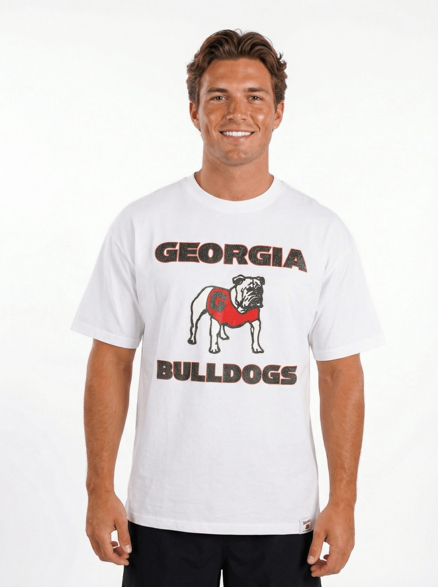 UGA Bulldogs Men’s | “Standing Dawg Heavyweight” Tee - Arena GraffitiArena Graffiti