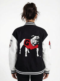 UGA Bulldogs Women's | “Iron Varsity” Letterman Jacket - Arena GraffitiArena Graffiti